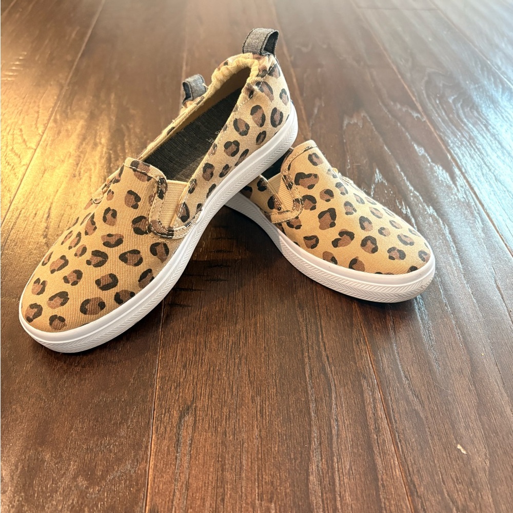 Leopard Print Slip-On Sneakers